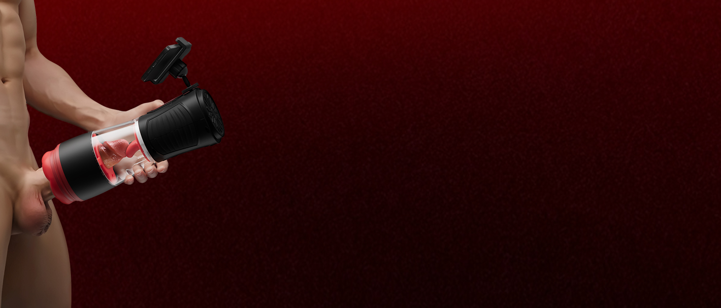 Електричний мастурбатор для чоловіків з 9 режимами лизання, 9 режимами всмоктування та 9 вібраціями. Іграшка для дорослих, підходить для пар та індивідуального використання