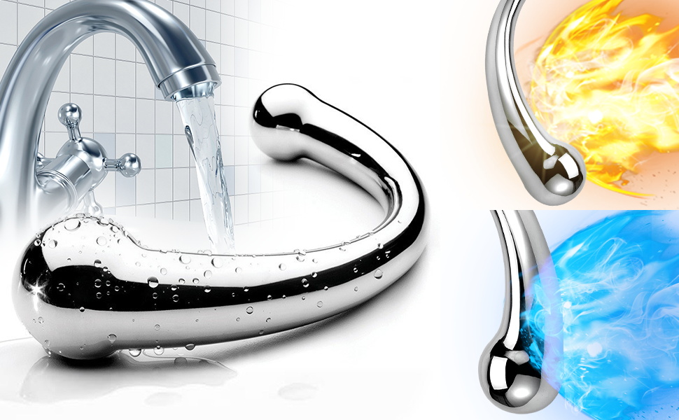 Анальний вібратор Roluck для чоловіків та жінок - металевий анальний плагін, стимулятор G-точки та вагіни