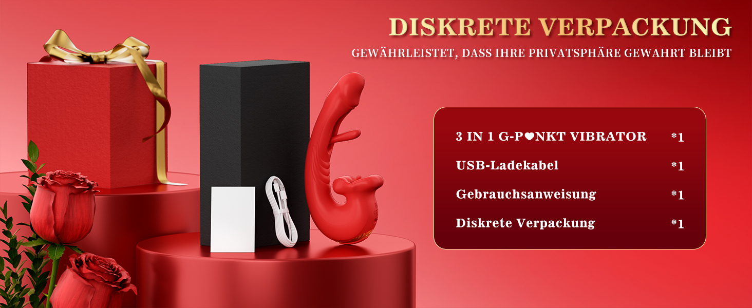 Вібратор для жінок Dildo з G-точкою, набір вібраторів з кліторальною стимуляцією, 10 режимів вібрації та 10 ударних режимів, секс-іграшка для жінок та пар, стимулятор клітора
