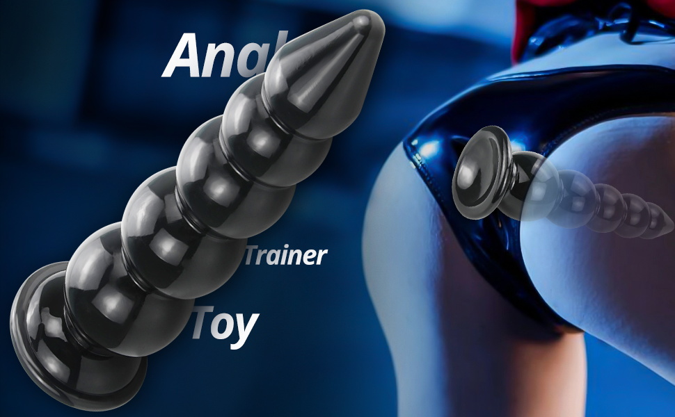 Анальні кулі Riesen з присосками та анальним плагіном, набір з 5 шт. для масажу простати та стимуляції G-точки