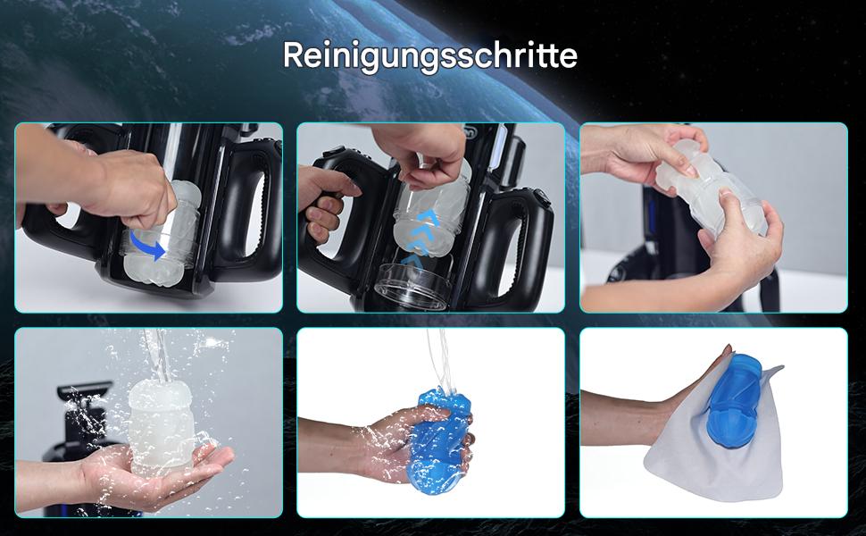 Електричний мастурбатор для чоловіків Leten з тримачем для телефону, подвійними ручками та набором аксесуарів