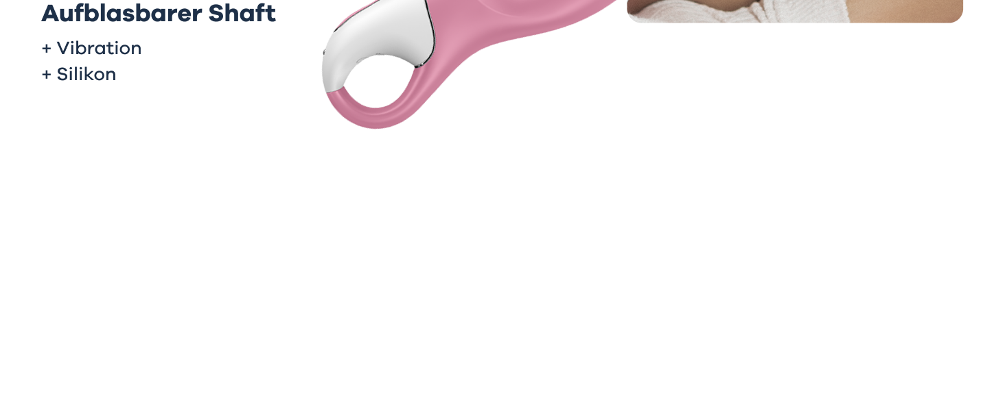 Satisfyer Air Bunny 2 - вібратор з надувним валом | Силікон | 12 режимів | Для жінок