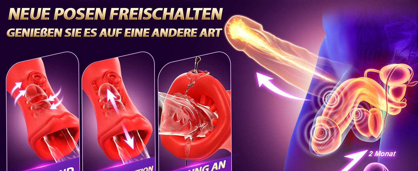 Електричний мастурбатор для чоловіків Pangpangmi з 9 режимами вібрації та функцією лізірування – іграшки для дорослих