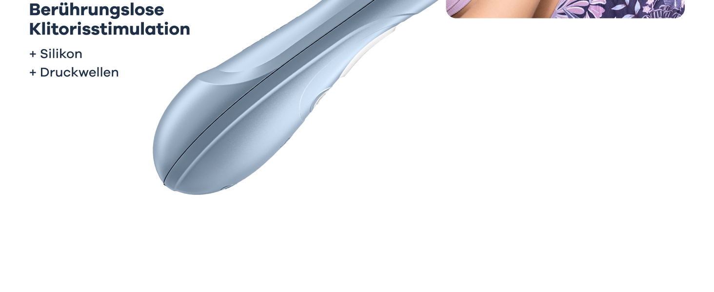 Вібратор клітора Satisfyer Pro 2 | Безшумний та потужний | Іграшка для дорослих для жінок | Преміум якість (Блакитний)