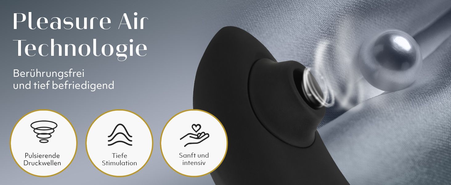 Womanizer Premium - вібратор для клітора з ефектом тиску, чорний та золотий | Інтимна іграшка для жінок | Секс-іграшки для дорослих, для пар | Подарунок для жінок