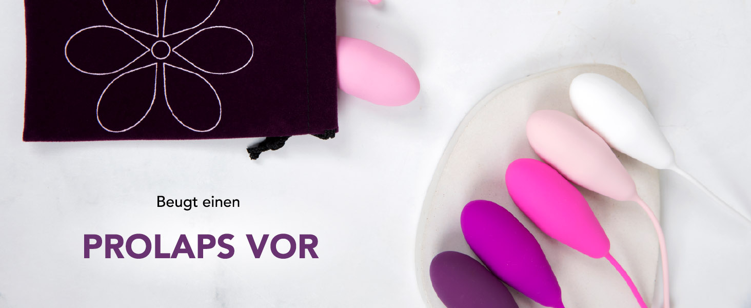 Набір силіконових кегелів для вправ Кегеля - 6 шт. для контролю сечовипускання та зміцнення тазового дна (для жінок)