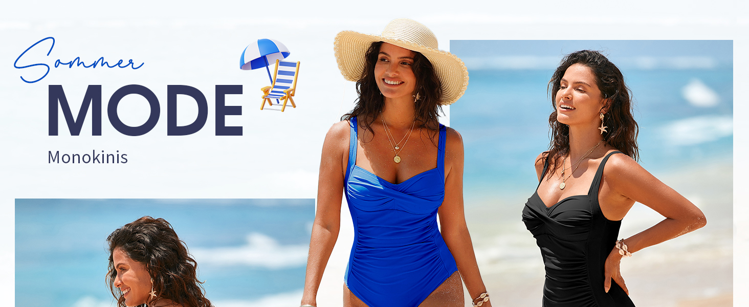 Чорний купальник для жінок з високою талією, push-up, великі розміри, модель monokini з рюшами, витончений дизайн