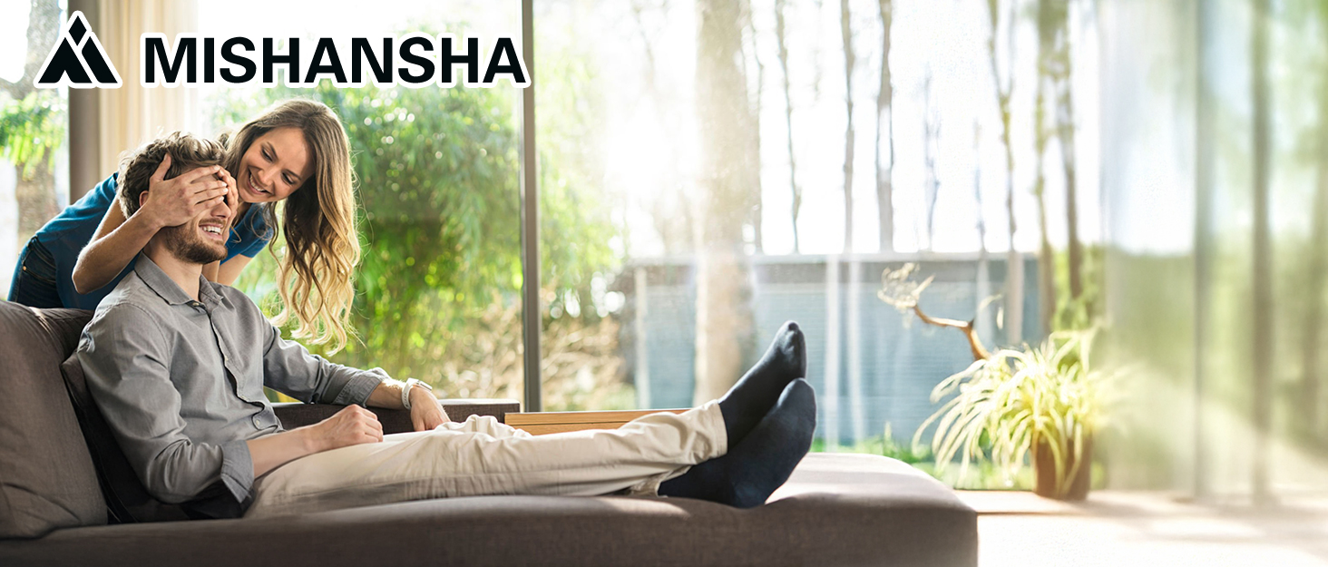 Зимові домашні капці Mishansha унісекс з пам'яттюю піною (Memory Foam), теплі та протиковзкі пантофлі для жінок та чоловіків, колір Yinmn Blau, розмір 37 EU