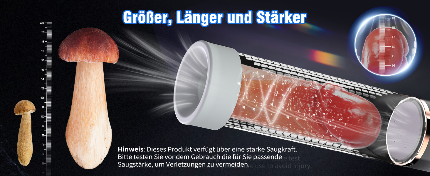 Пумпа для статевих органів HIVEFUN для чоловіків, секс-іграшка мастурбатор з 4 режимами всмоктування та 3 автоматичними режимами тренування, водонепроникна IPX7, сірий колір