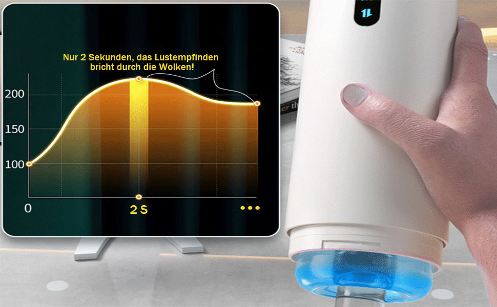 Електричний масажер для чоловіків з Bluetooth, нагрівання та вібрацією. Інтимні іграшки для соло-використання