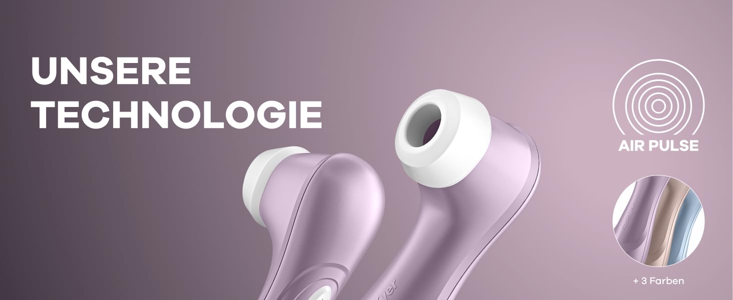 Вібратор клітора Satisfyer Pro 2 | Тиха та потужна стимуляція | Іграшка для дорослих для жінок, фіолетовий колір