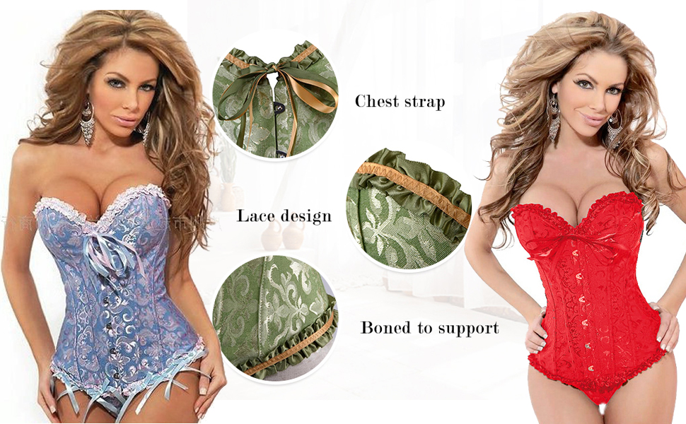 Жіночий корсет-корсетний пояс, бюстгальтер, корсетний топ, спідниця-корсет, білизна, корегуюча спідниця для повних грудей, корсетний топ великих розмірів, шнурівка, блакитний, M