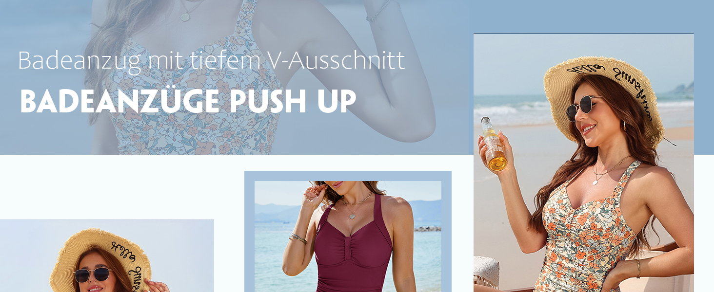 Чоловічий купальник Nadeer Badeanzug: одноцільний, висока талія, Push Up, V-подібний виріз, спортивні смуги, чорний, XL