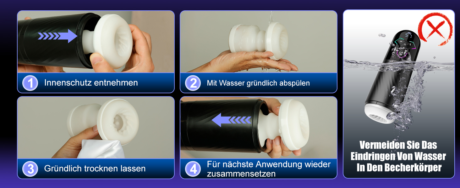 Мастурбатор для чоловіків KI-Interaktion з 10 вібраціями, 7 режимами розтягування та 5 режимами стимуляції. Секс-іграшка з підігрівом та керуванням через APP