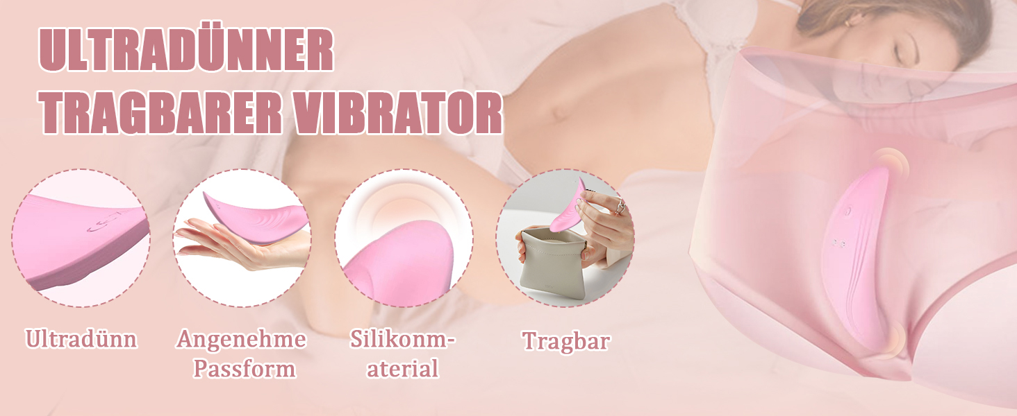 Вібратор-метелик TYDAY Ultradünn для жінок: 10 режимів, дистанційне керування, тихий, потужний стимулятор