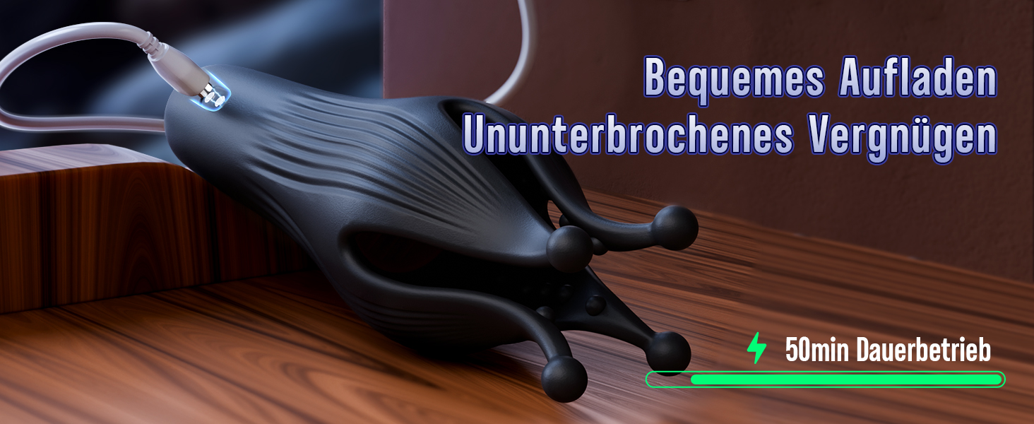 Мастурбатор для чоловіків з 10 режимами вібрації, стимулятор головки статевого члена, іграшка для соло та парного сексу (чорний)