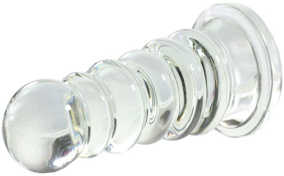 Анальні кульки зі скла OnundOn - великі, діаметр 8 см - іграшки для пар