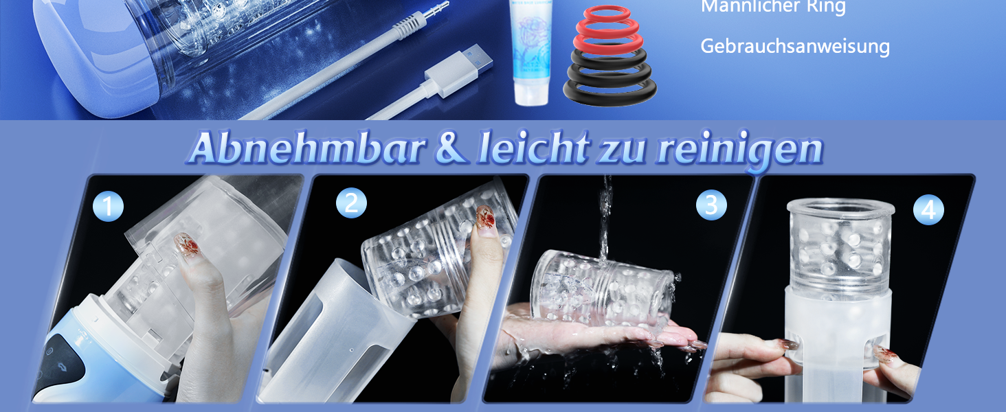 Електричний мастурбатор для чоловіків з 7 режимами ротації, 7 режимами всмоктування та імітацією лизання. Іграшка для чоловіків, секс-іграшка, blowjob, чоловічий мастурбатор.