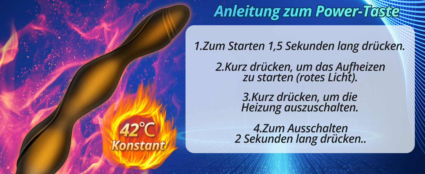 Анавібратор SXOVO з нагріванням, електростимуляція, 10 режимів вібрації та 5 режимів розряду. Підходить для чоловіків, жінок, пар. Матеріал: силікон.