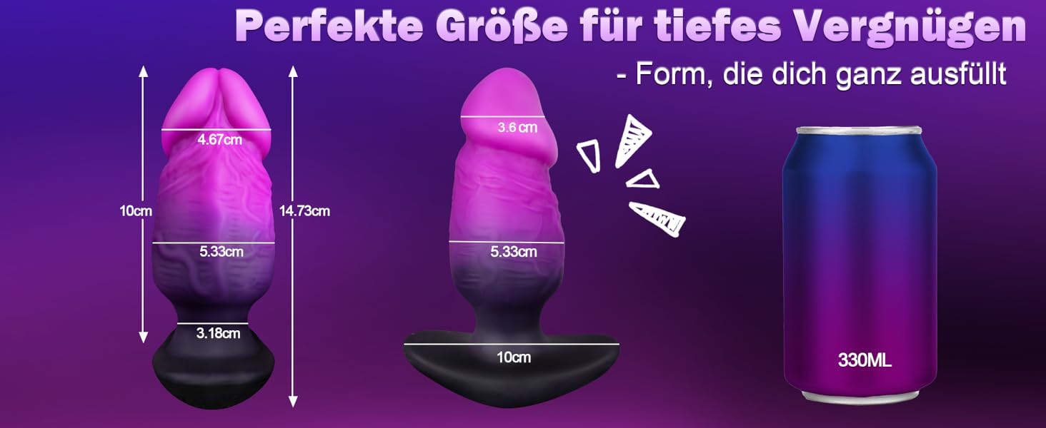 Анальний плагін для чоловіків та жінок, XXL, силіконовий, реалістичний, для початківців - секс-іграшка для анального задоволення