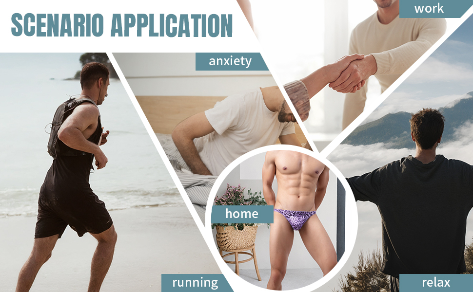 Танга чоловіча Faringoto Leopard, 3 шт. в упаковці, принт леопард, низька посадка