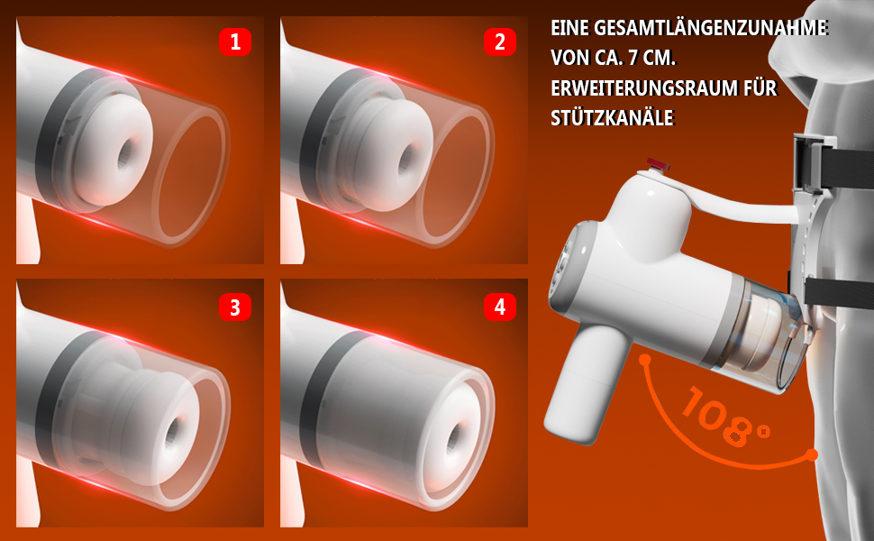 Електричний мастурбатор для чоловіків з телескопічною функцією та реміннем на стегна. Автоматичне змащення. Іграшки для дорослих.