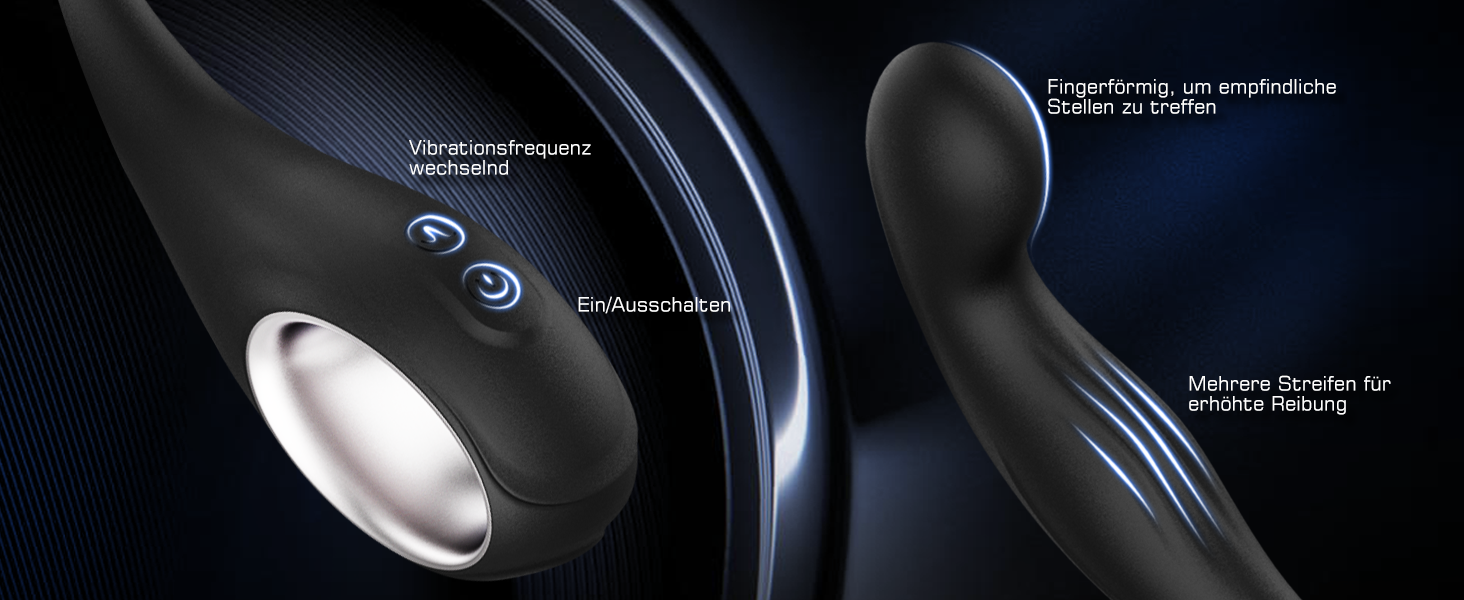 Вібратор анал для чоловіків та жінок з 10 режимами, комплект для сексуальних ігор, стимуляція простати