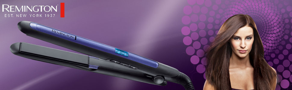 Випрямляч для волосся Remington Pro-Ion S7710 з потрійним іонним захистом, ультра-турмаліновим керамічним покриттям та LCD-дисплеєм (150-230°C)