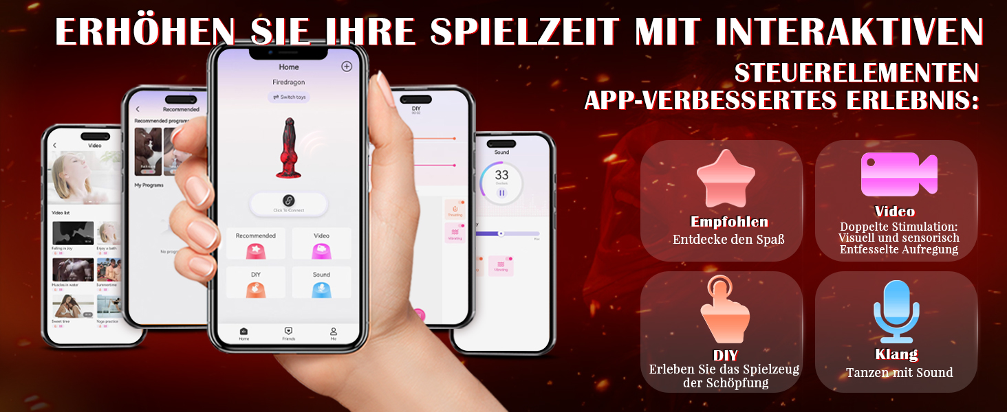 Набір секс-іграшок для жінок: вібратор, анальний дildo, стимулятор простати. Чоловічий анальний плагін з 7 функціями. Чорний та червоний колір