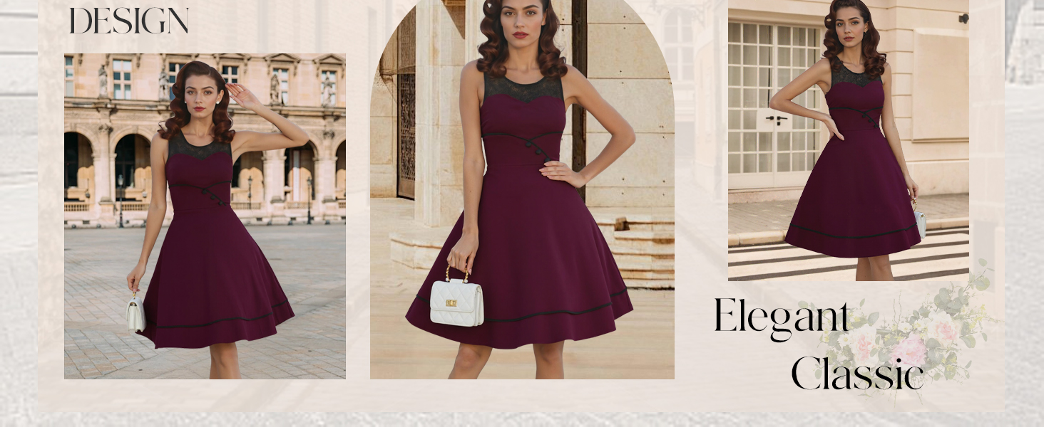 Сукня коктейльна жіноча Bbonlinedress Rockabilly червона, 50-ті, мереживна, з фалдами, без рукавів, з круглим вирізом, розмір XL