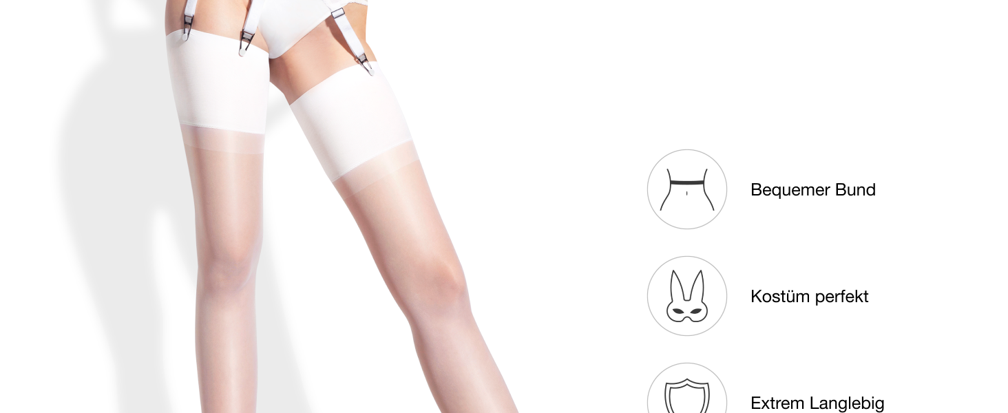 Нейлонові панчохи Softy Strapsstrümpfe для ремінця, 15 DEN, червоний, 3XL