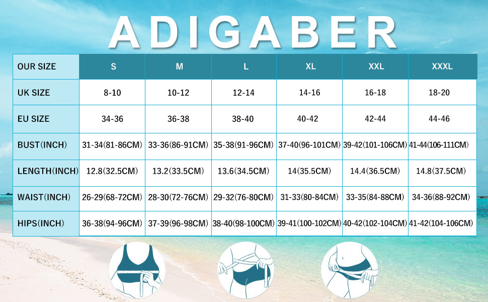 Жіночий двочастинний купальник Adigaber з V-подібним вирізом, квітковий принт, бікіні з животом, комплект M, синій у смужку