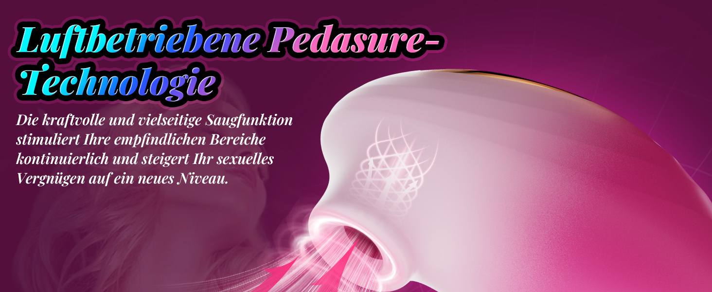 Вібратор Sexspielzeug для жінок 2-в-1: тихий, потужний, з 10 функціями (смоктання, облизування), керування через додаток, стимуляція клітора та сосків, рожевий