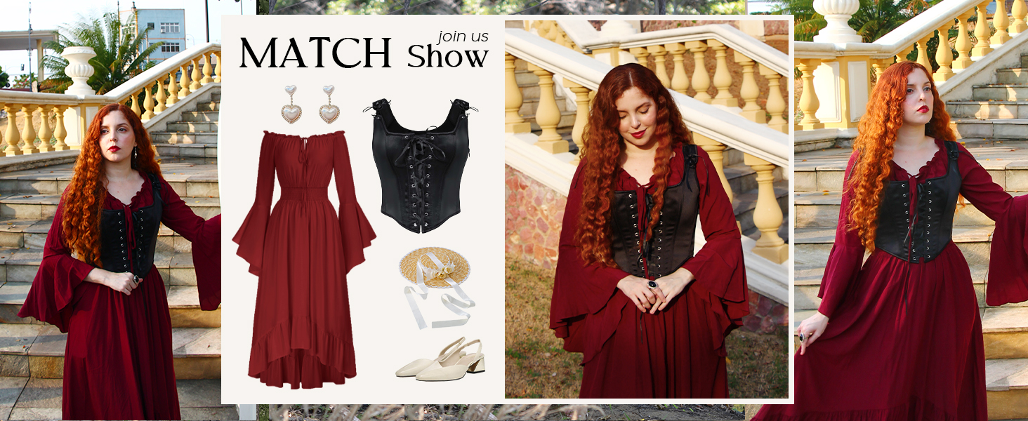 Корсет-жилет Steampunk SCARLET DARKNESS чорного кольору з мереживом, середньовічний стиль, розмір 38, жаккард