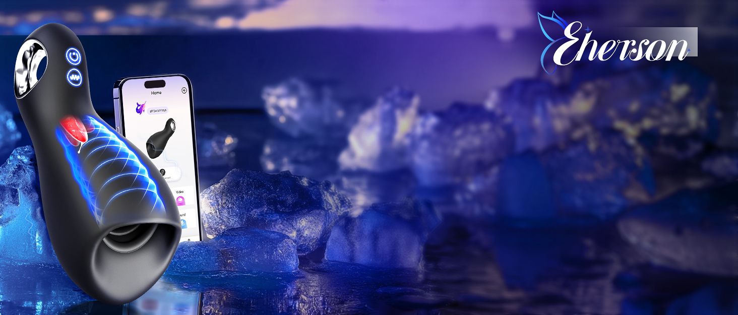 Електричний мастурбатор для чоловіків 3-в-1 з 10 режимами вібрації та 5 режимами лизання. Мастурбатор з кільцем, 360° обертання. Інтимні іграшки для чоловіків