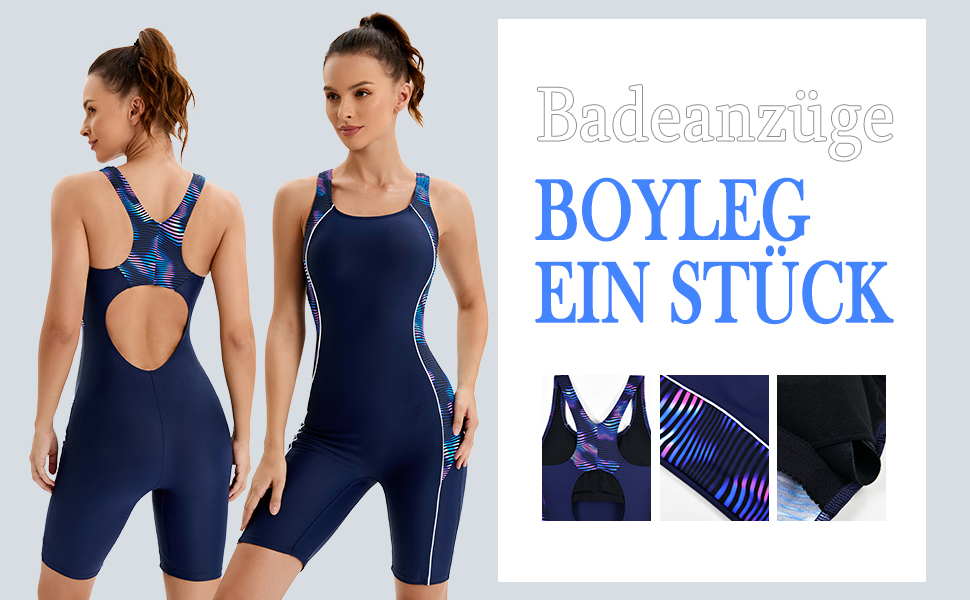 Спортивний купальник для жінок, цілісний, Racerback/U-Back, Body Shaping, чорний/рожевий, розмір 46