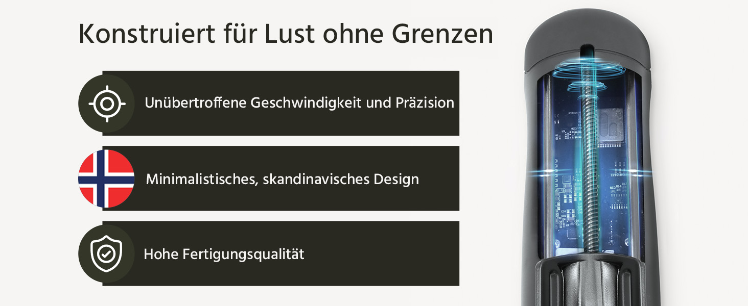 Інтерактивний чоловічий мастурбатор Handy з Wi-Fi/Bluetooth – VR-сумісний stroker для чоловіків