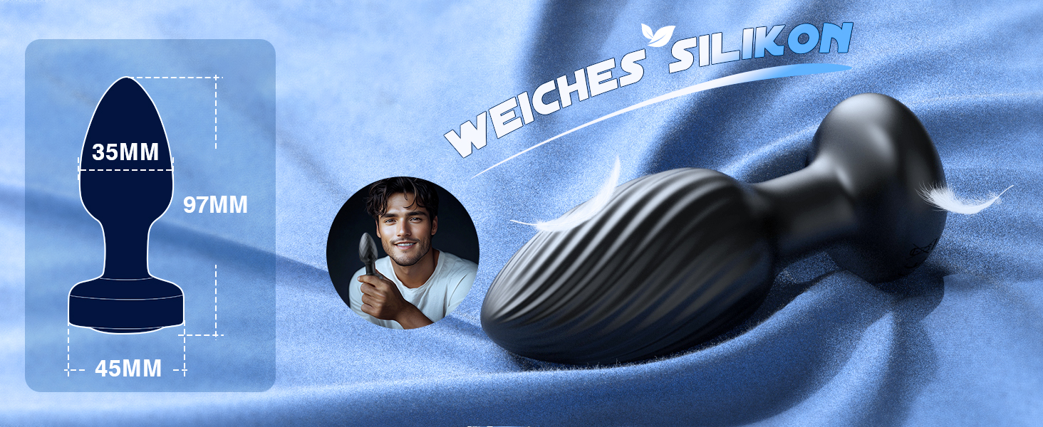 Набір секс-іграшок для жінок Anapug# з 7 режимами вібрації та обертання, силіконовий