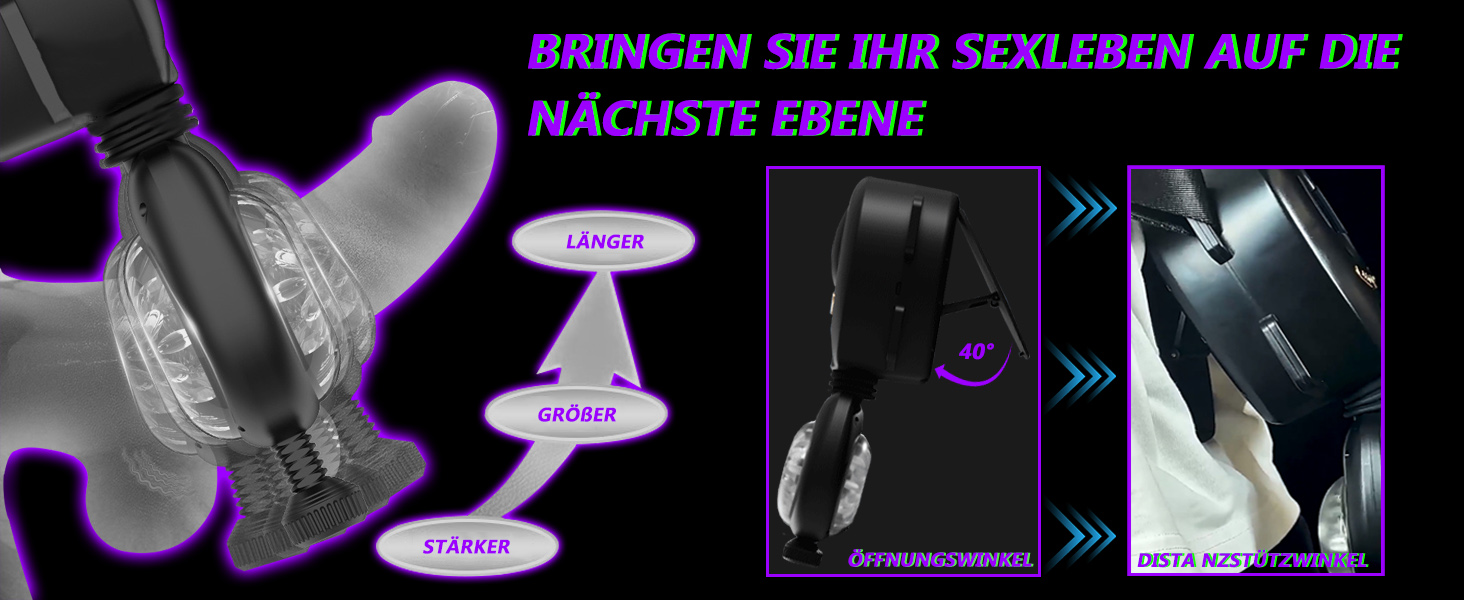 Масажер для чоловіків з 9 режимами вібрації та функцією strap-on. Інтимні іграшки для чоловіків