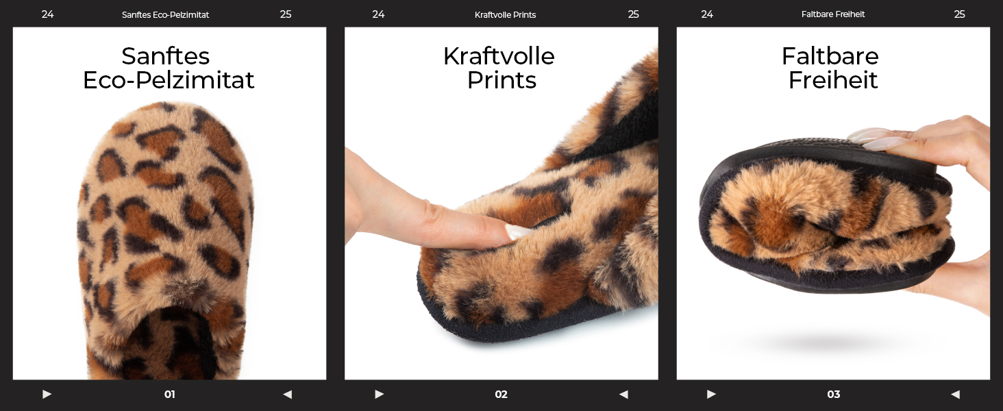 Жіночі домашні капці Snug Leaves з штучним хутром та ефектом пам'яті Memory Foam, сірі, розмір 38/39 EU
