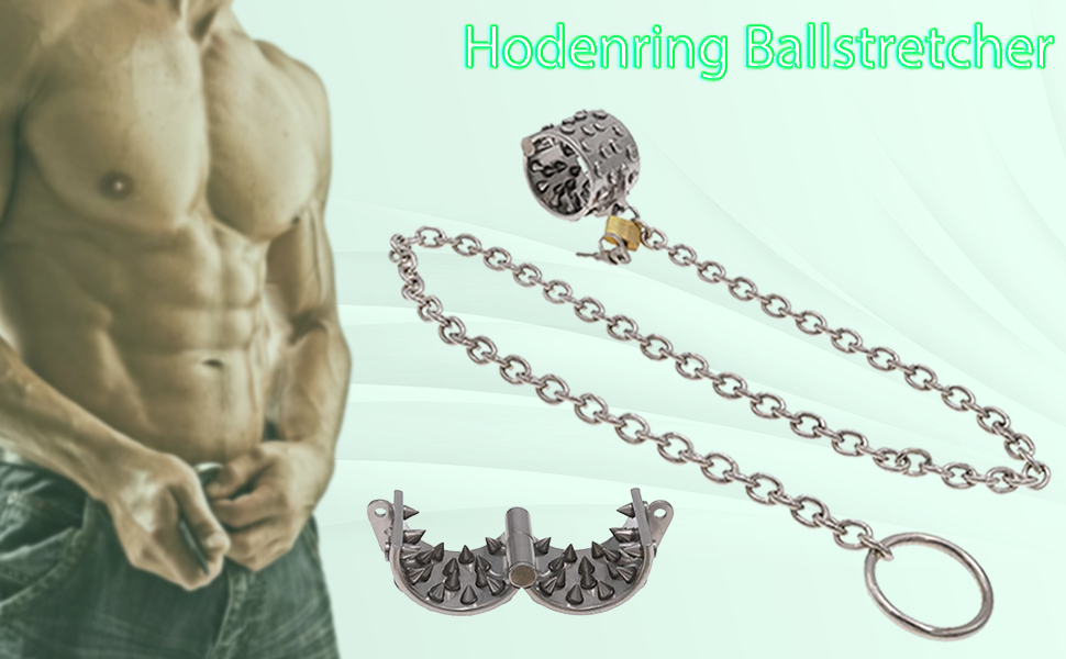 Сталевий пеніс-кільце з шипами PQKuss для розширення яєчок, SM-іграшка, 425г