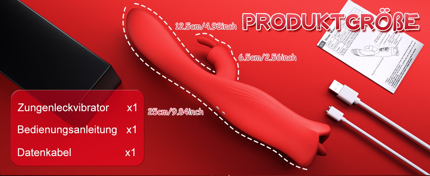 Вібратор для жінок ZWFUN з 10 режимами вібрації, 3-в-1: вібратор язика, G-точка, дилда. Іграшки для дорослих, стимуляція клітора. Комплект для пар.