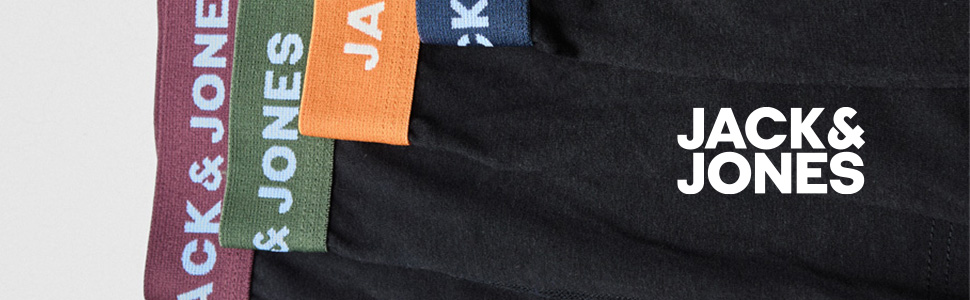 Труси чоловічі JACK & JONES JACHUEY, 7 шт. в упаковці, чорно-білі