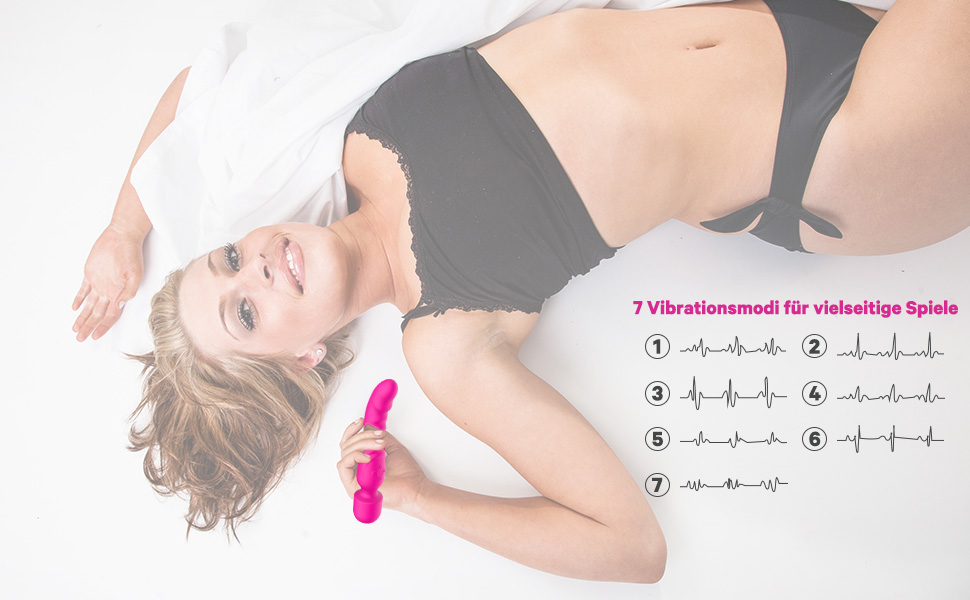 Масажер Magic Wand Doppelkopf - подвійний масажний стрижень з незалежними вібраторами, вологостійкий, з підігрівом, силіконовий накінечник. Інтимні іграшки для жінок та чоловіків (рожевий)