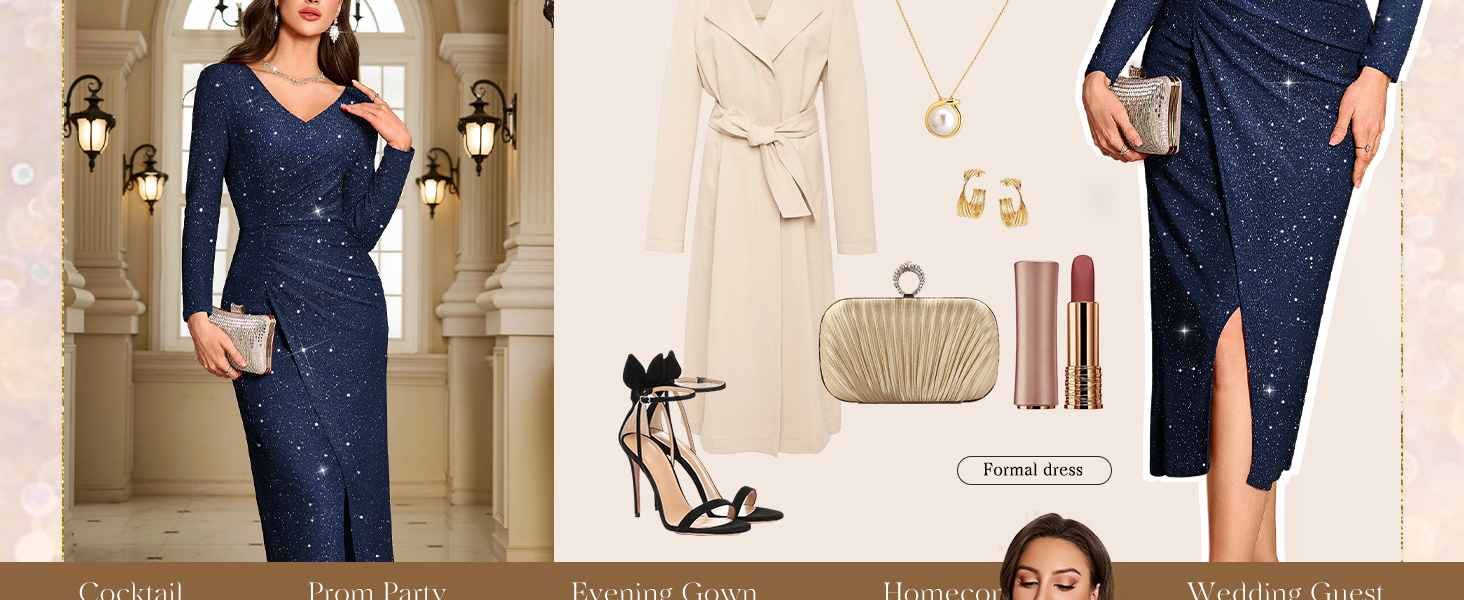 Сукня Bbonlinedress з паєтками: елегантна максі, червона, для вечірок та свят