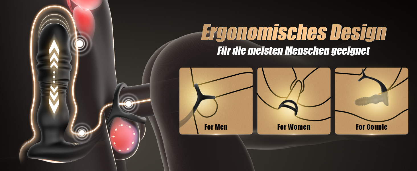 Анальні вібратори для чоловіків: дildo-вібратор, анальний плагін з 7 функцій, стимуляція простати, кільце для пеніса. Іграшки для пар.