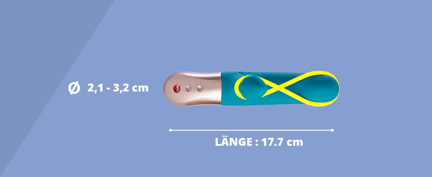 Вібратор для жінок AMORINO Petrol – міні вібратор для клітора та G-точки з 6 рівнями вібрації, Petrol, одиночний