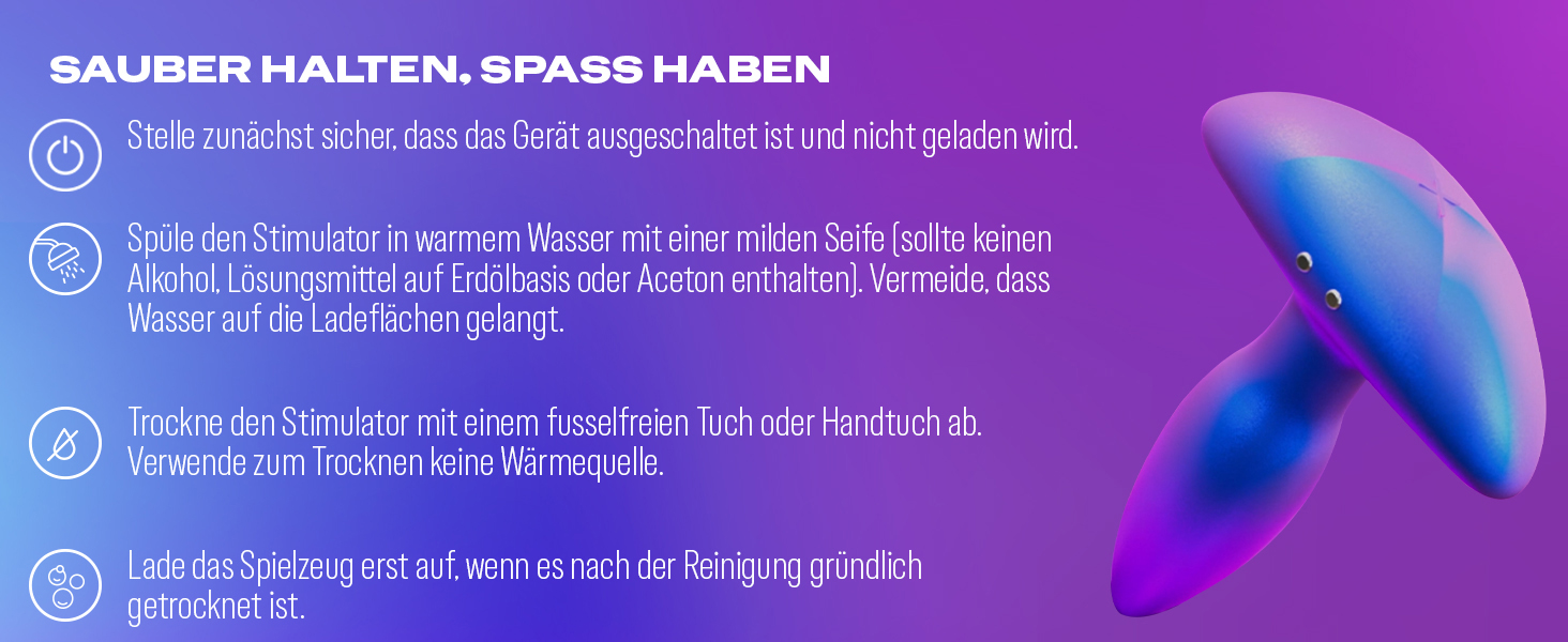 Анальний вібратор Durex Pop & Buzz - 7 режимів, USB-зарядка, вологостійкий, для жінок, чоловіків та пар