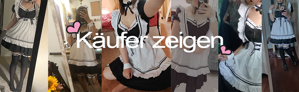 Костюм горничної в стилі аніме, чорний, XL. Комплект для косплею та Хелловін