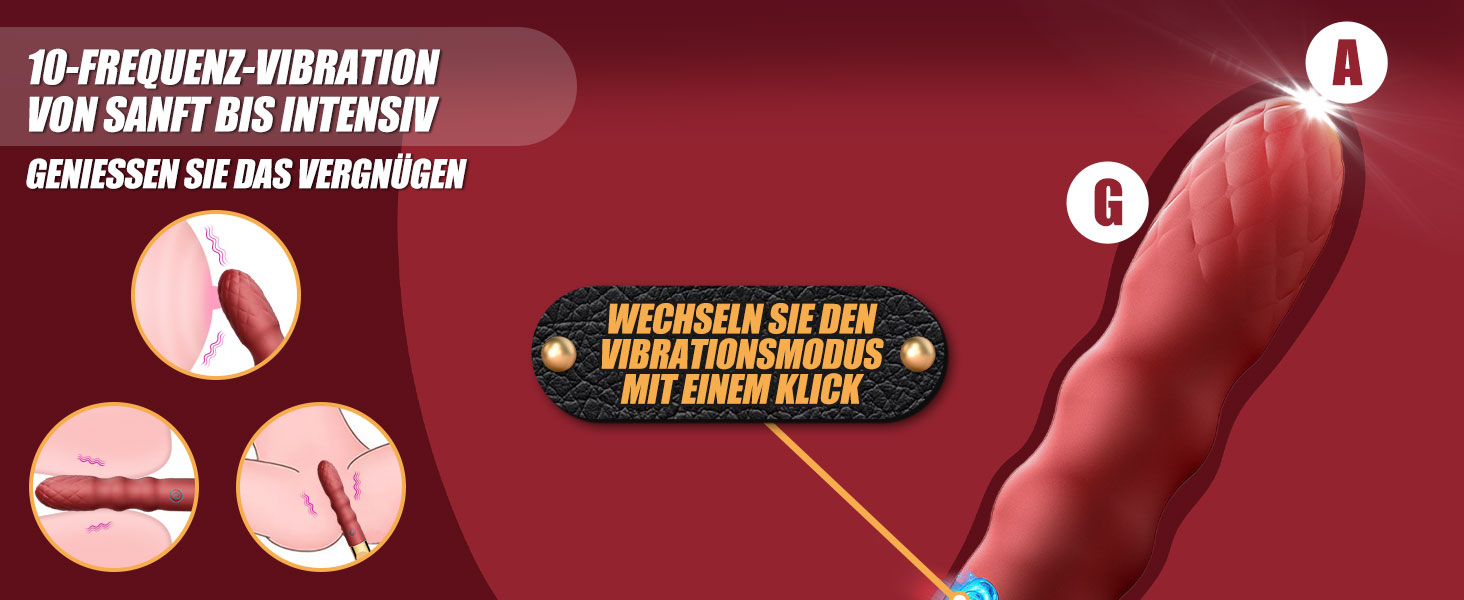 SXOVO Пеітч з вібратором: 2-в-1 для стимуляції G-точки, простати, BDSM. 10 режимів вібрації, для чоловіків, жінок, пар. Інтимні іграшки для дорослих